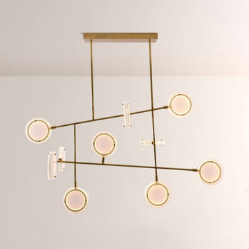 Mandel Linear Chandelier - Jecanoli