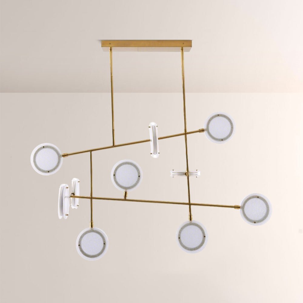 Mandel Linear Chandelier - Jecanoli