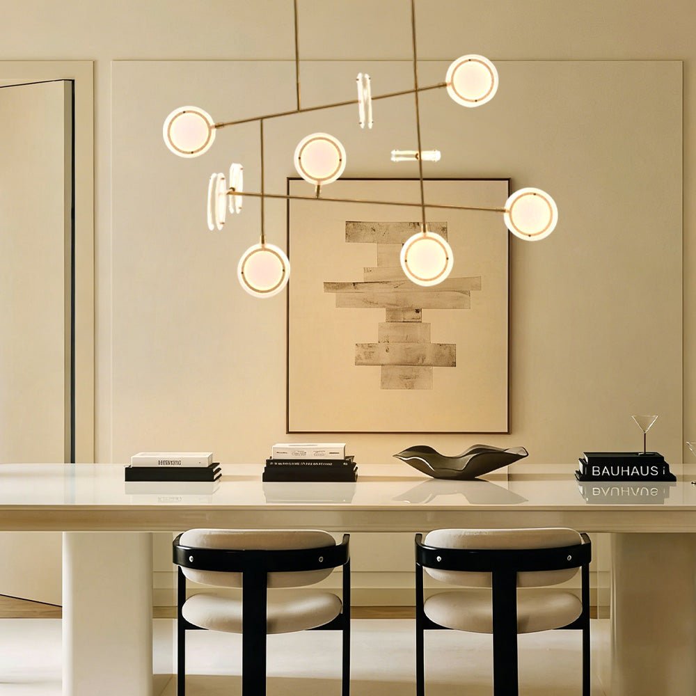 Mandel Linear Chandelier - Jecanoli
