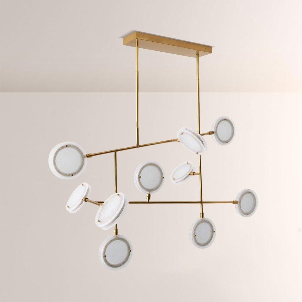 Mandel Linear Chandelier - Jecanoli