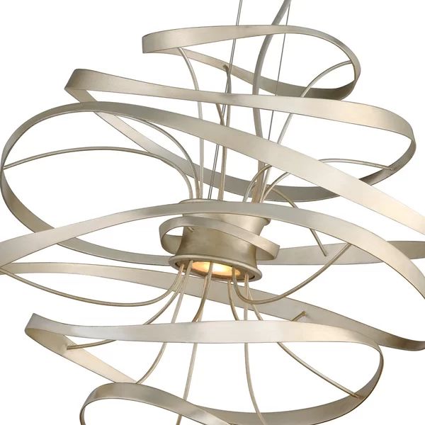 Smithereens Pendant Chandelier - Silver16.5" H x 18" W x 18" D-Jecanoli