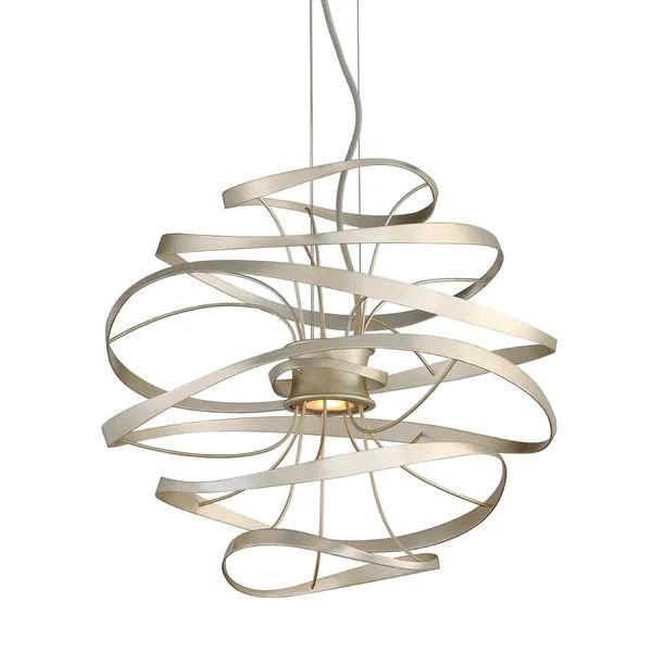 Smithereens Pendant Chandelier - Silver16.5" H x 18" W x 18" D-Jecanoli