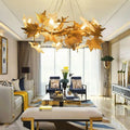 Maple Leaf Branch Chandelier-Jecanoli