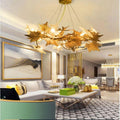 Maple Leaf Branch Chandelier-Jecanoli
