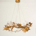 Maple Leaf Branch Chandelier-Jecanoli