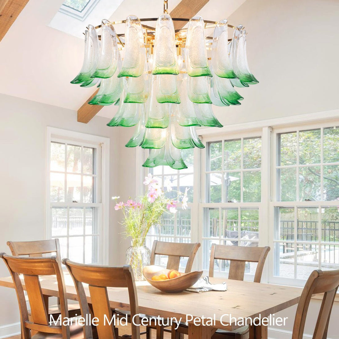 Marielle Mid Century Petal Chandelier - Jecanoli