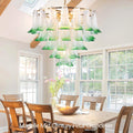 Marielle Mid Century Petal Chandelier - Jecanoli