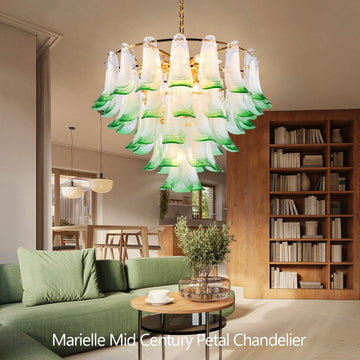 Marielle Mid Century Petal Chandelier - Jecanoli