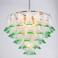 Marielle Mid Century Petal Chandelier - Jecanoli