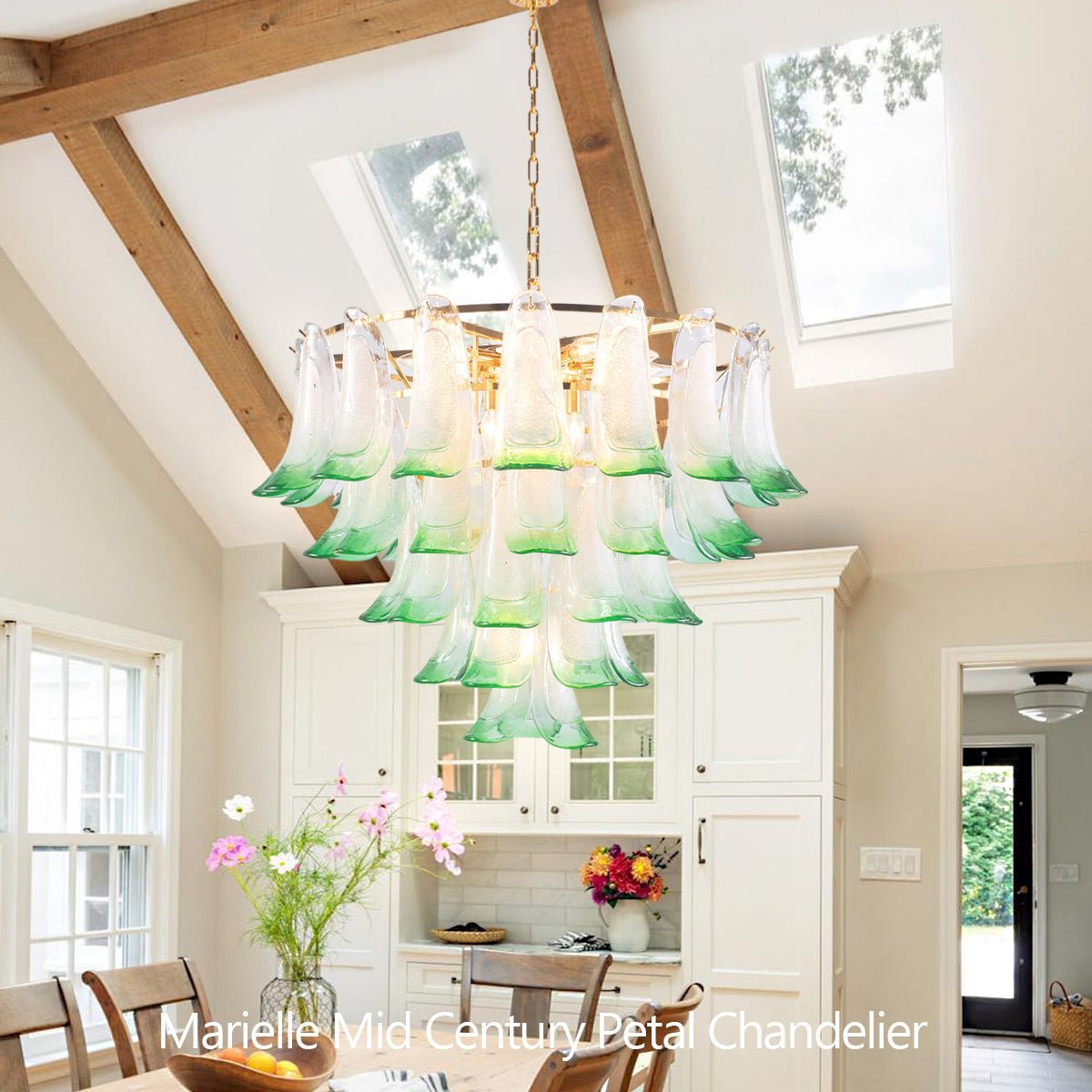 Marielle Mid Century Petal Chandelier - Jecanoli