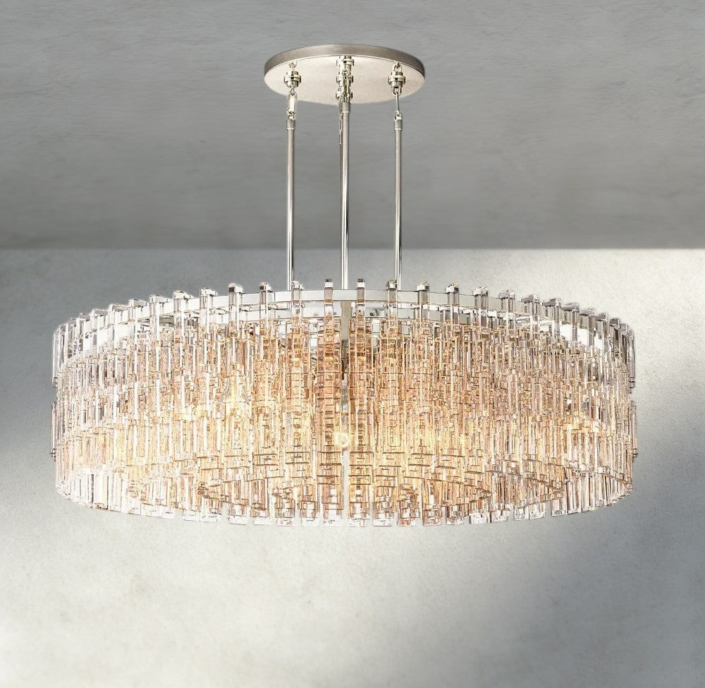 Marignan Round Chandelier 36", 48", 60"-chandelier-Jecanoli