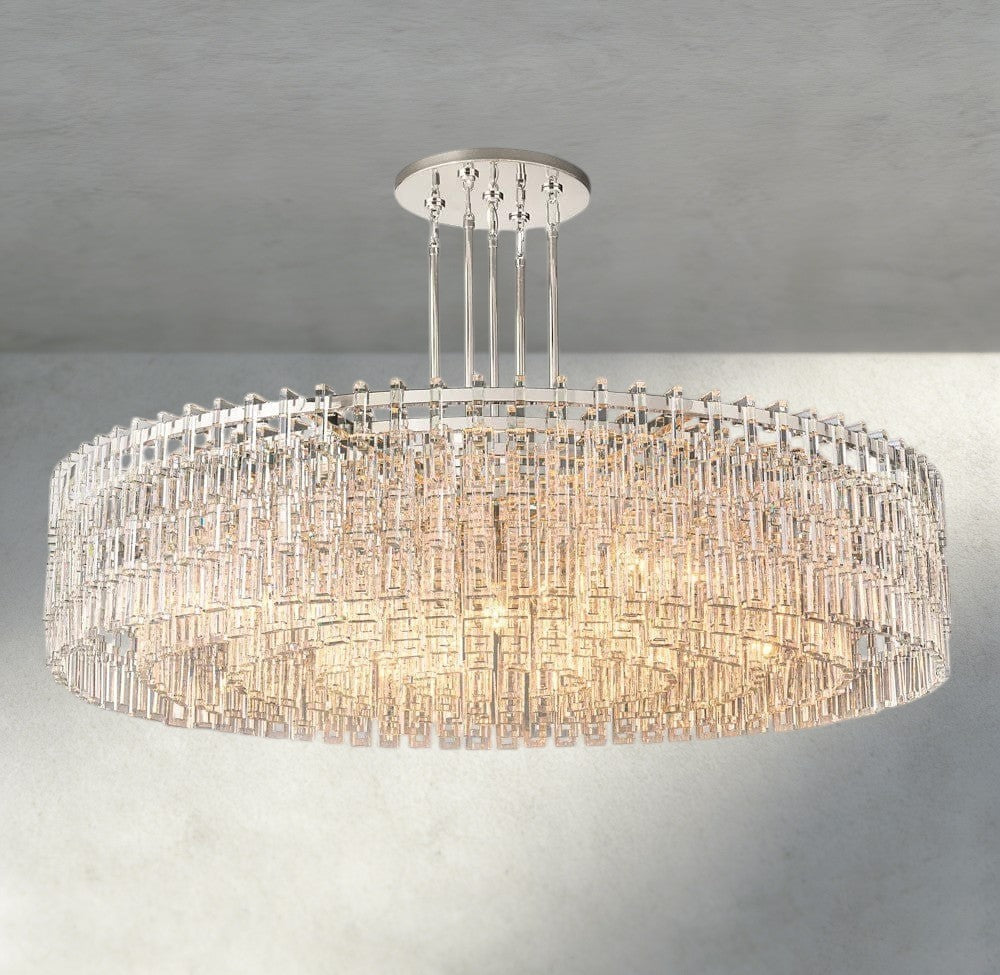 Marignan Round Chandelier 36", 48", 60"-chandelier-Jecanoli