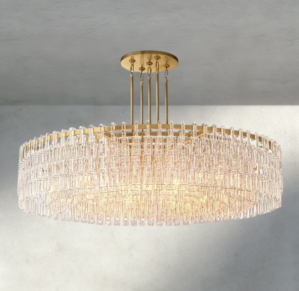 Marignan Round Chandelier 36", 48", 60"-chandelier-Jecanoli