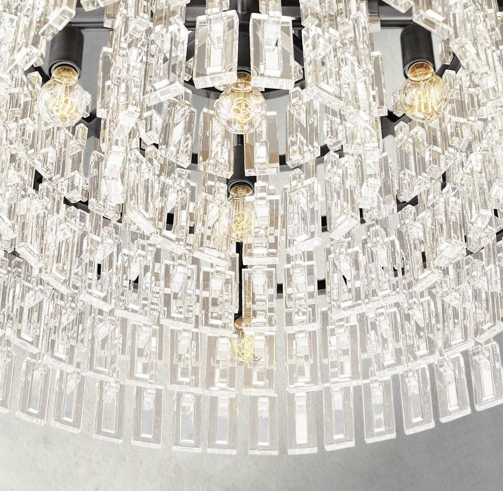 Marignan Round Chandelier 36", 48", 60"-chandelier-Jecanoli