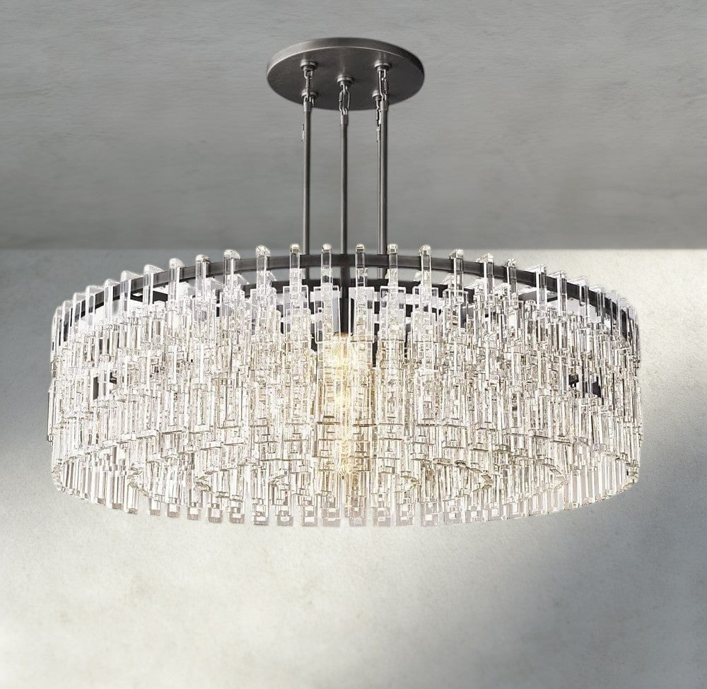 Marignan Round Chandelier 36", 48", 60"-chandelier-Jecanoli