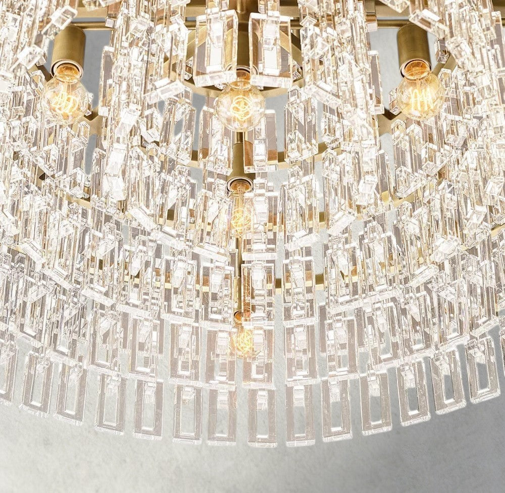 Marignan Round Chandelier 36", 48", 60"-chandelier-Jecanoli