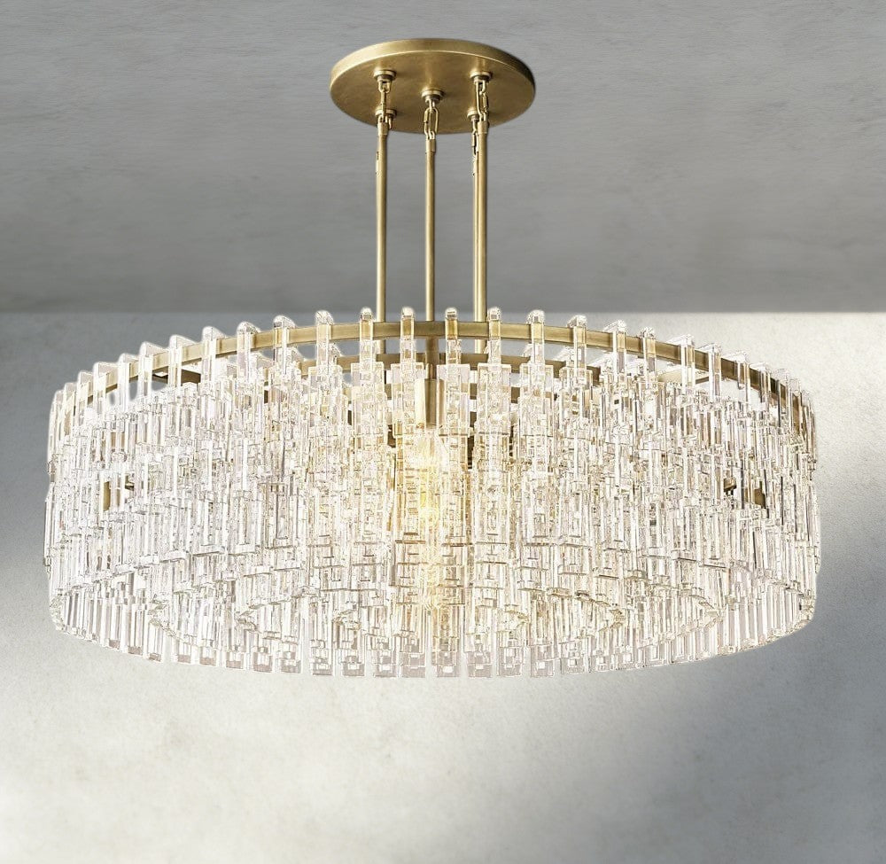 Marignan Round Chandelier 36", 48", 60"-chandelier-Jecanoli