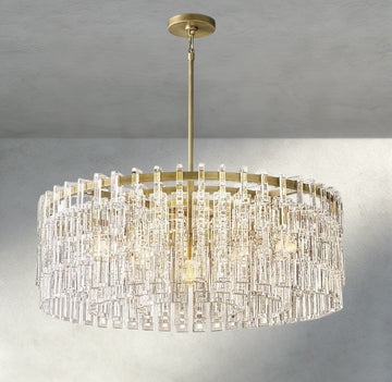 Marignan Round Chandelier 36", 48", 60"-chandelier-Jecanoli