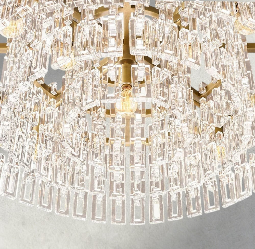 Marignan Round Chandelier 36", 48", 60"-chandelier-Jecanoli