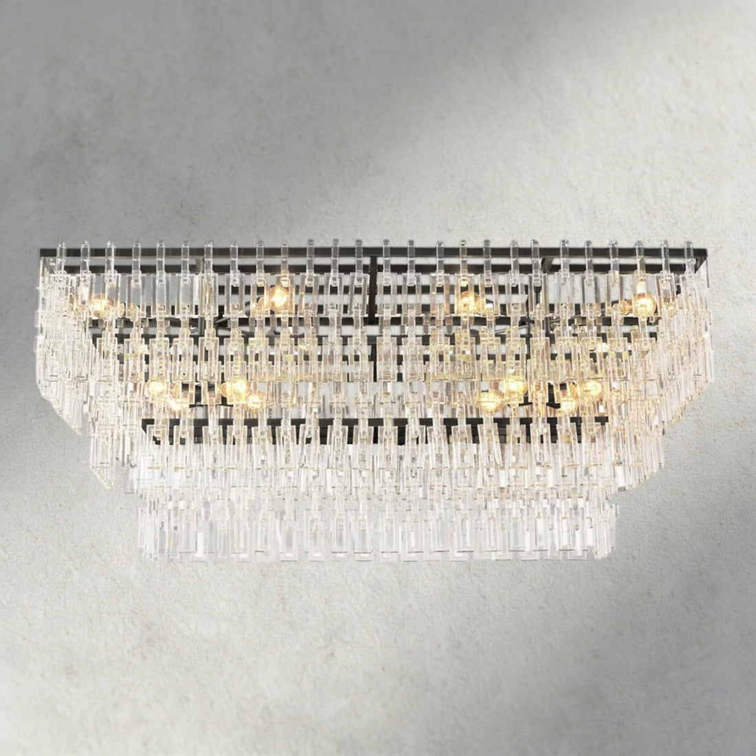 Marignan Tiered Rectangular Chandelier 60", 72"-chandelier-Jecanoli