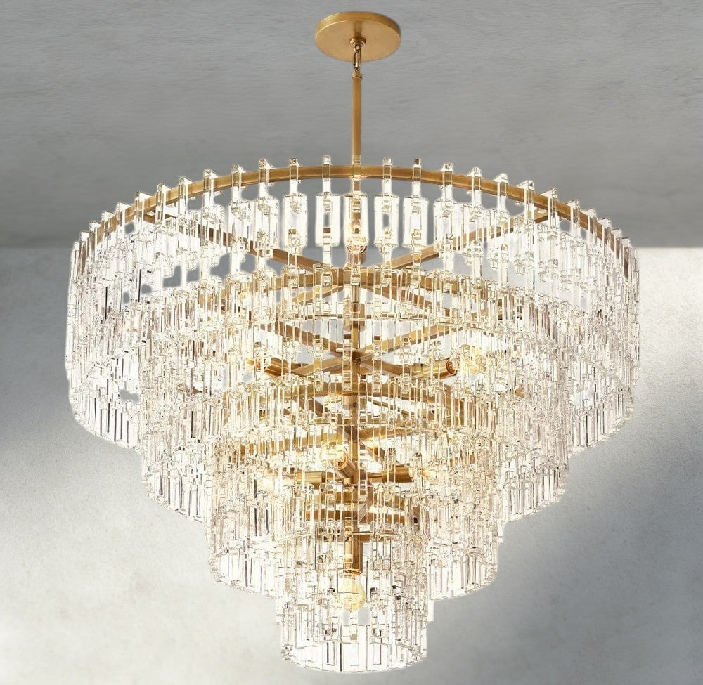 Marignan Tiered Round Chandelier 36", 48", 60"-chandelier-Jecanoli
