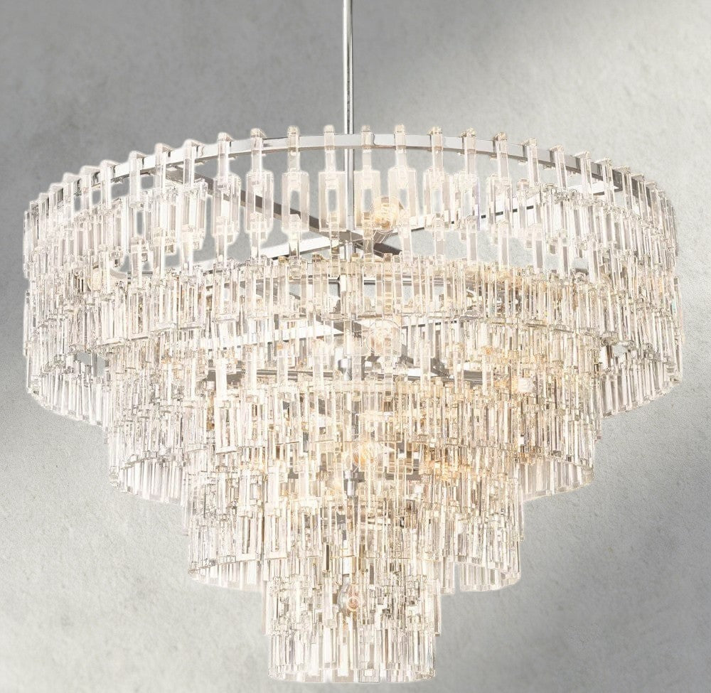 Marignan Tiered Round Chandelier 36", 48", 60"-chandelier-Jecanoli