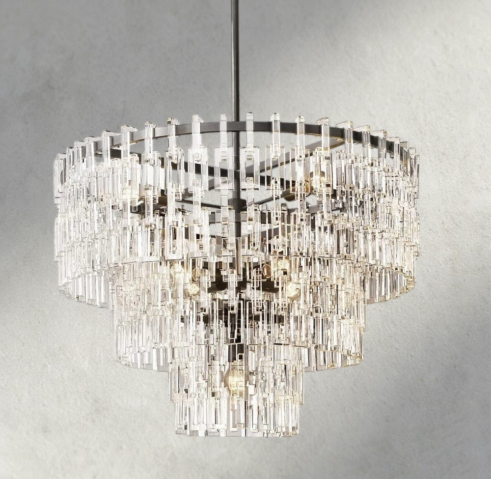 Marignan Tiered Round Chandelier 36", 48", 60"-chandelier-Jecanoli
