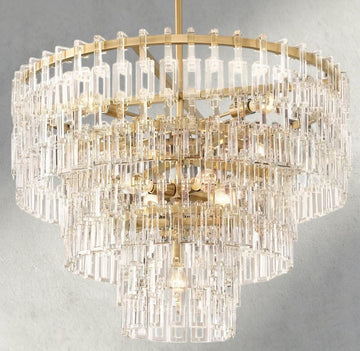 Marignan Tiered Round Chandelier 36", 48", 60"-chandelier-Jecanoli