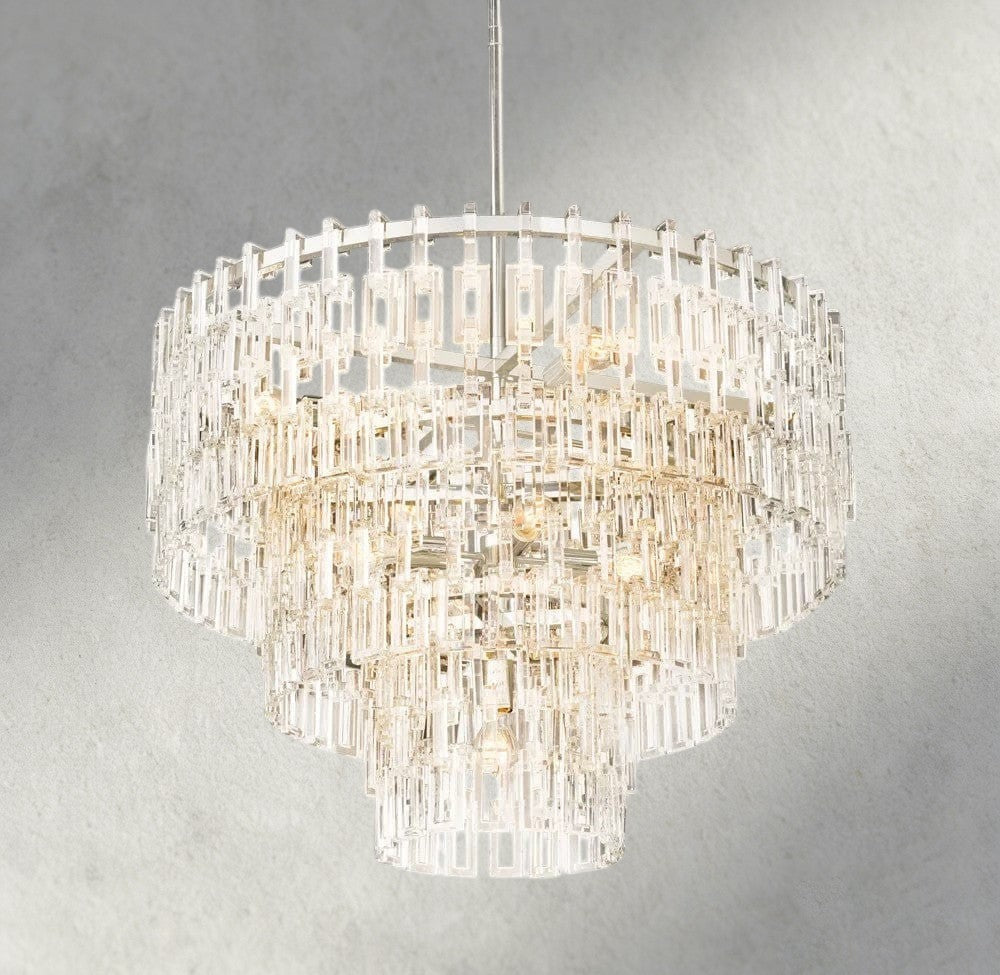 Marignan Tiered Round Chandelier 36", 48", 60"-chandelier-Jecanoli