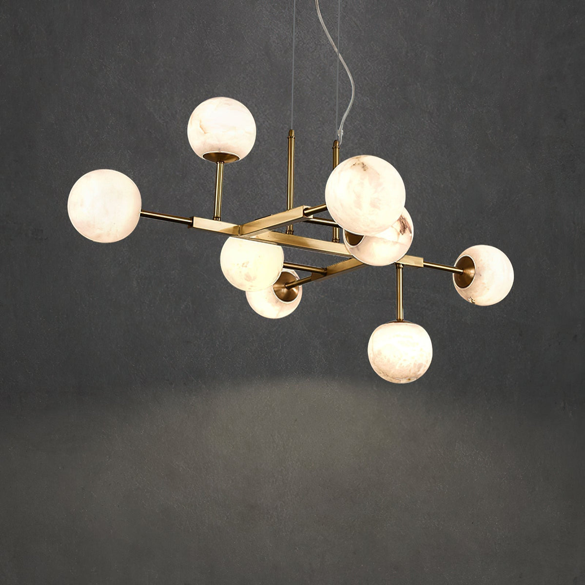 Maytoni Uva Alabaster Chandelier - L 41.3″GlodJecanoli