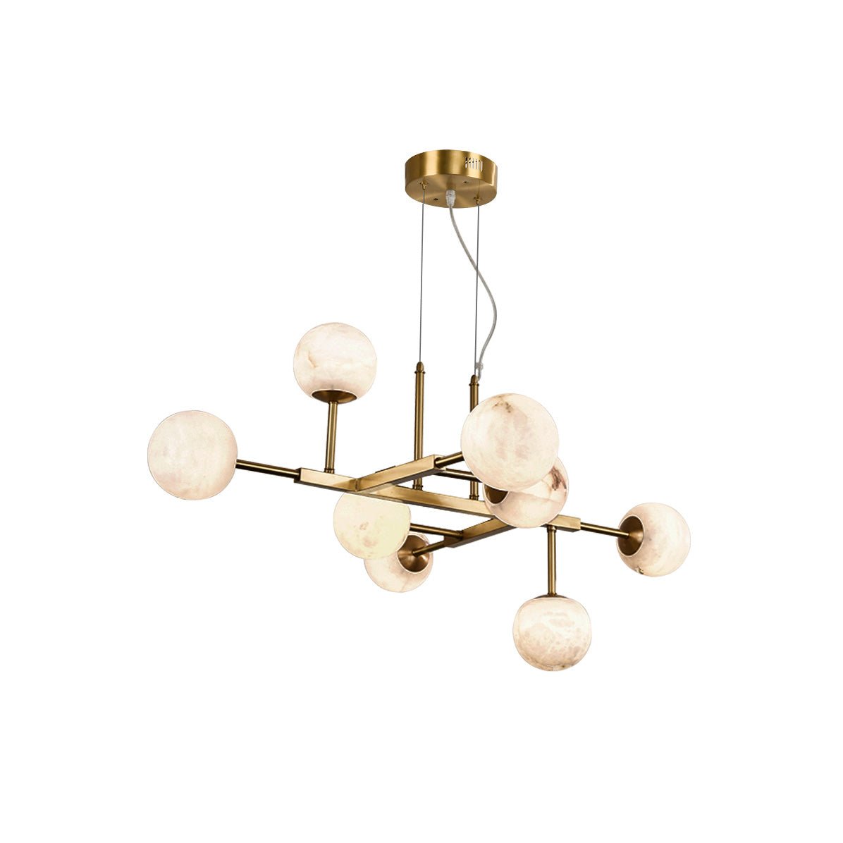 Maytoni Uva Alabaster Chandelier - L 43.3″GlodJecanoli