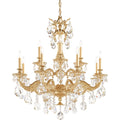 Milena 12-light Crystal Chandelier 32"