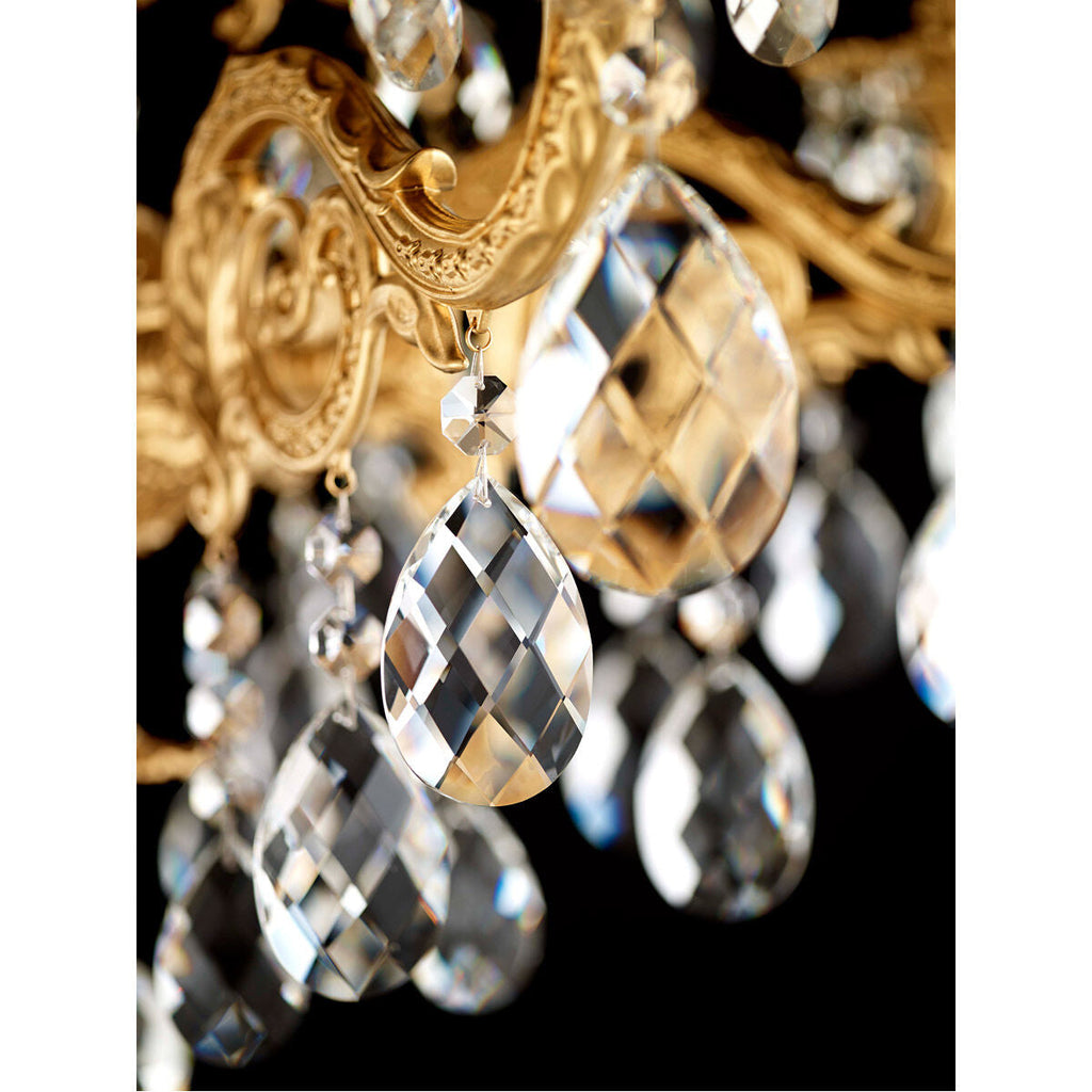Milena 12-light Crystal Chandelier 32"