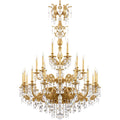 Milena 28-light Crystal Chandelier 50"