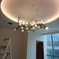 Minas Rustic Tree Branch Chandelier - Black47.24” ( 120 cm )Warm White 3000KBlushlighting