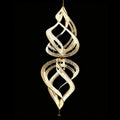 Modern Artistic Double Spiral Acrylic Chandelier for High Ceilings/Staircase/Foyer - D39.37