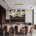 Modern Artistic Linear Grape Chandelier - 59