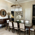 Modern Artistic Luxury Multi-layers Glam Glass Chandelier for High-Ceiling/Staircase/Foyer - 1 Layer/D40