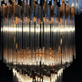 Modern Artistic Luxury Multi-layers Glam Glass Chandelier for High-Ceiling/Staircase/Foyer - 4 Layers/D40