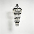 Modern Artistic Luxury Multi-layers Glam Glass Chandelier for High-Ceiling/Staircase/Foyer - 4 Layers/D40