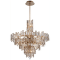 Modern Creative Art Design Multi - Tier Gyroscopic Crystal Chandelier - D30.75