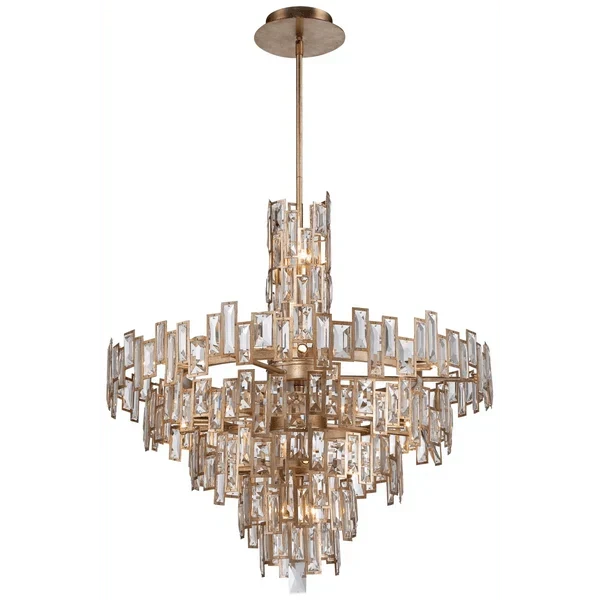 Modern Creative Art Design Multi - Tier Gyroscopic Crystal Chandelier - D30.75"*H36.5"-Jecanoli
