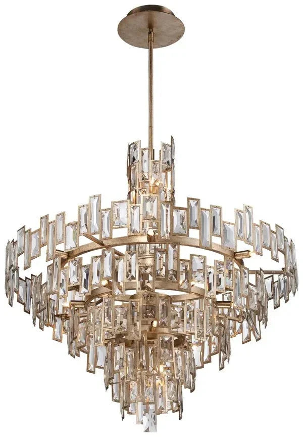 Modern Creative Art Design Multi - Tier Gyroscopic Crystal Chandelier - D30.75"*H36.5"-Jecanoli