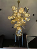 Modern Wine Glass Shape Chandelier Italian Light Luxury Light Fixture for Dining Room/Living Room-Chandeliers-Jecanoli