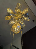 Modern Wine Glass Shape Chandelier Italian Light Luxury Light Fixture for Dining Room/Living Room-Chandeliers-Jecanoli
