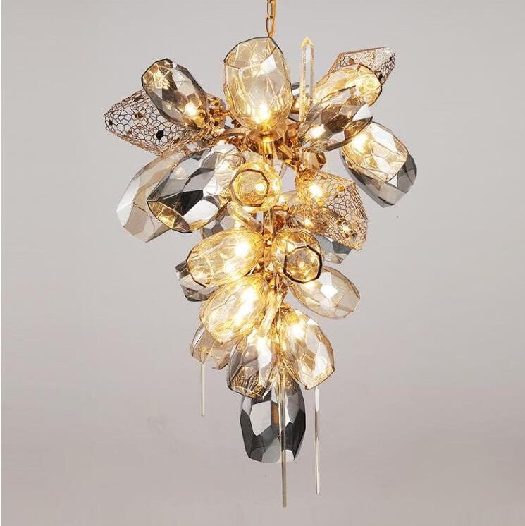 Modern Wine Glass Shape Chandelier Italian Light Luxury Light Fixture for Dining Room/Living Room-Chandeliers--Jecanoli-Vertical/D31.5"*H53.1"/28kg-Gold-Warm Light--Jecanoli