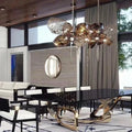 Modern Wine Glass Shape Chandelier Italian Light Luxury Light Fixture for Dining Room/Living Room-Chandeliers-Jecanoli