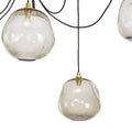 Molten Spider Small With Smoke Glass - Natural Brass + SmokeJecanoli