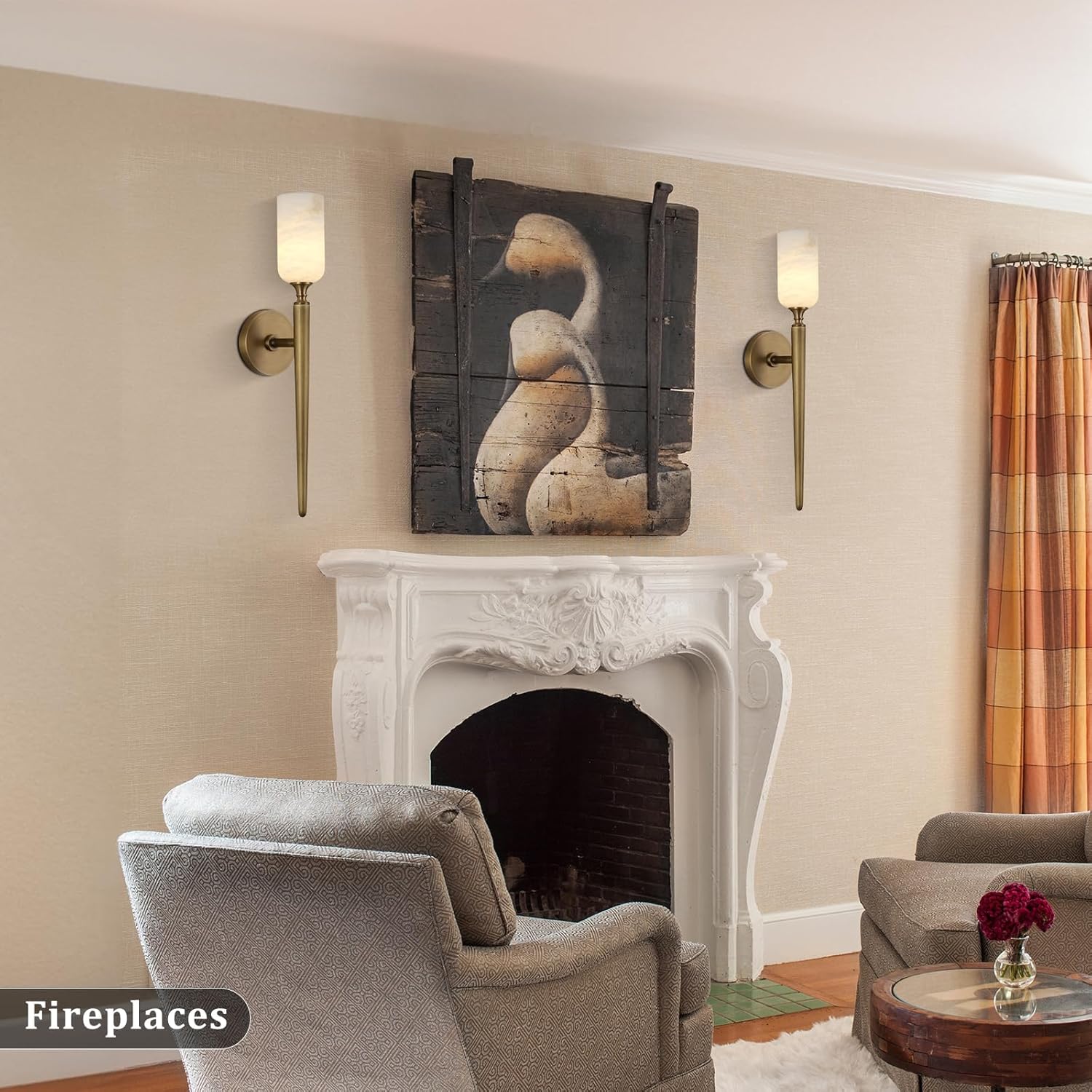 Monty Alabaster Wall Sconces - view 4