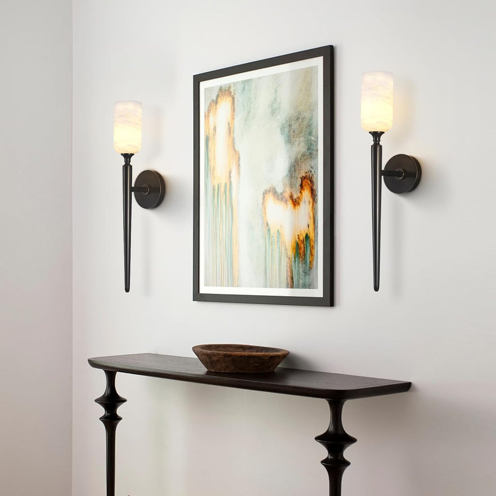 Monty Alabaster Wall Sconces - view 7